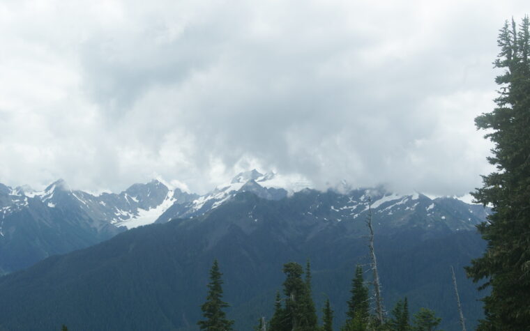 snowy mountains